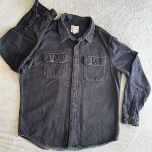 Gray Button-Up Shirt